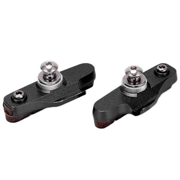 CANSUCC 2-pack cykelbromsbelägg Professionella bromsbelägg för mountainbike och landsvägscykel V-bromsbelägg Svart