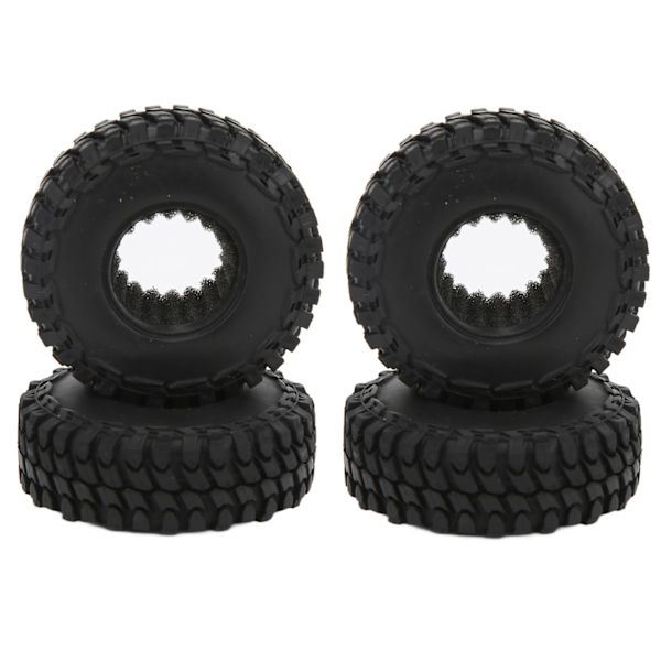 4 kpl RC-renkaat 1,0 tuumaa Maasto-RC-kumirenkaiden sarja vaahtomuoviinserteillä Axial SCX24 1/24 RC-ryömijöille
