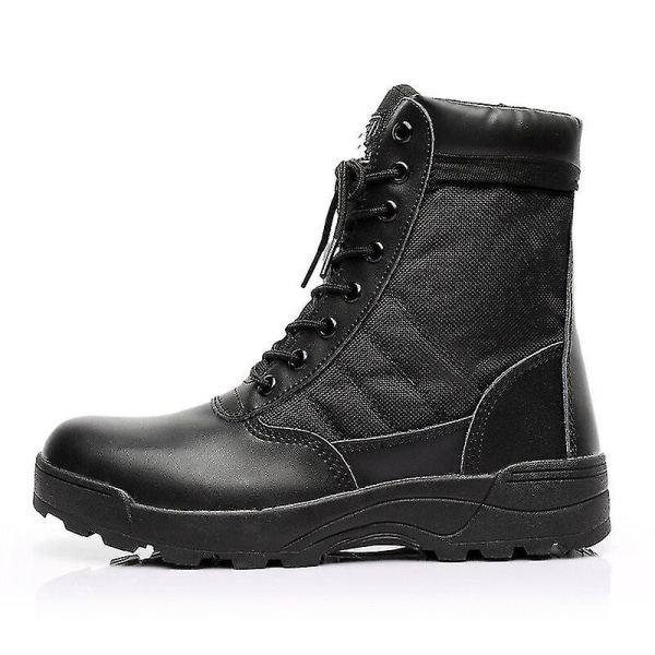 Män Desert Tactical Military Boots Arbete Säkerhetsskor Army Ankel Boots Snörning Kampsport Ankel Boots 40