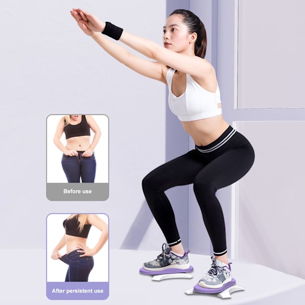 Split Waist Twist Boards Træning Twisting Board Kropsformning Twisting Waist Træningsudstyr til Hjemmefitness