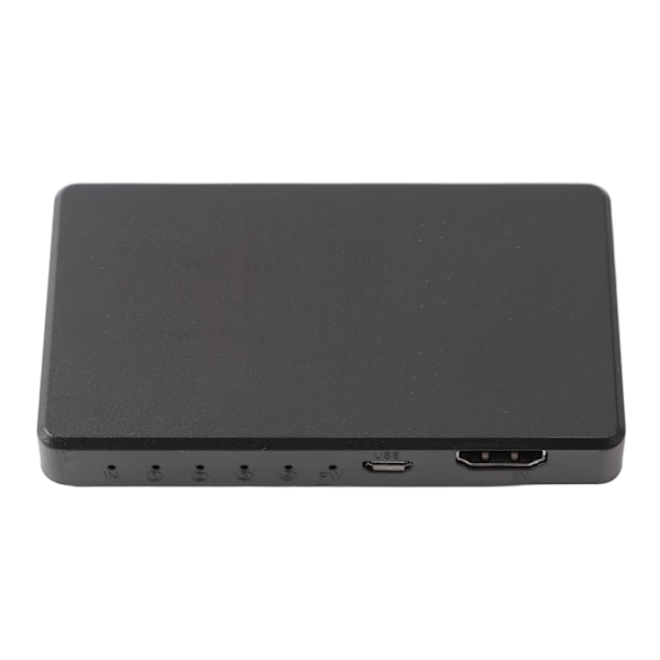 4K HD Multimedia Interface Splitter 1x4 1 inn 4 ut HD Multimedia Interface Forlenger for PC-projektorer Svart