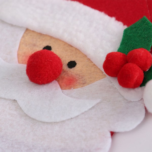 Bestikkveske Father Christmas Bestikkpose Juleartikler 190,-
