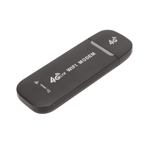 4G LTE USB WiFi-router 150 Mbps Understøtter 10 brugere Bærbar WiFi-modem Mobil Wifi-router til Tablet Laptop Sort