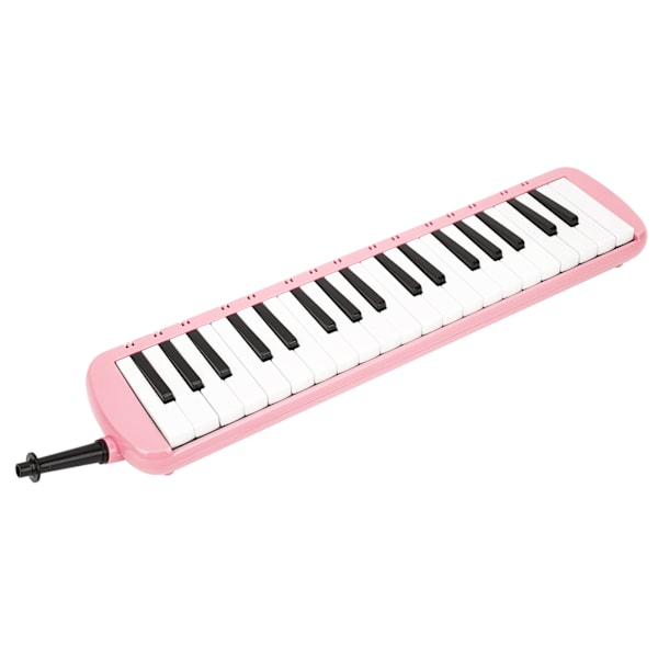 Melodica 37 tangenter Keyboard Blåseinstrument for nybegynnere profesjonell trening Rosa