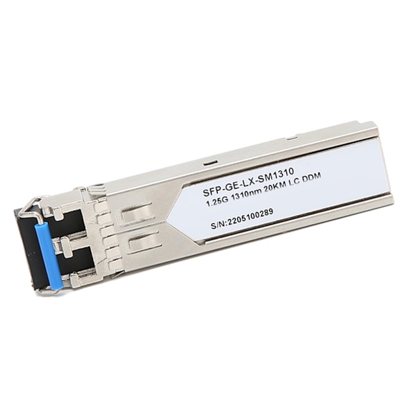 1.25G SFP Transceiver 1310nm Dubbel Fiber Singlemode 20KM Överföringsavstånd Stöd DDM för Internetkort Router