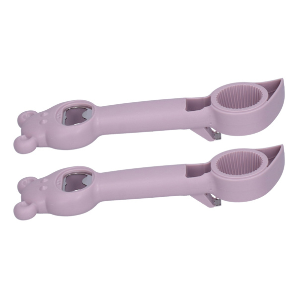 2st 4-i-1 burköppnare Universal Portable Manual Dryckesflasköppnare Lila