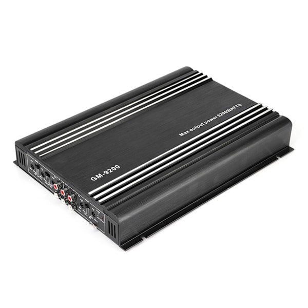 4x70W 4-kanavainen ääniefektvahvistin 12V musta alumiiniseos Auto Auto Hifi Stereo Amp