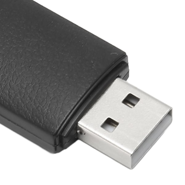USB-opptaker HD-støyreduksjon Stemmeaktivert Safe One Key-opptak Mini-opptaker for forelesningsmøte Nøytral Engelsk Svart 32GB