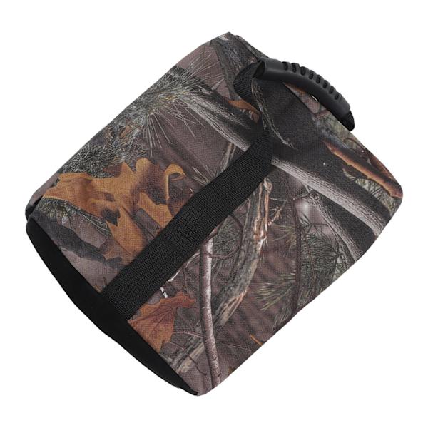 Skydestokpose Blad Camouflage 600D Oxford Klud Slidstærk Skydeunderstøttelse Sandpose