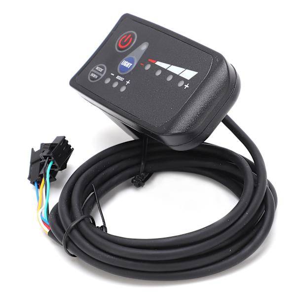 24V sähköpyörän ohjauspaneeli LED Power Display 810 Instrument LCD sähköpyörämoottorin nopeuden ohjaukseen