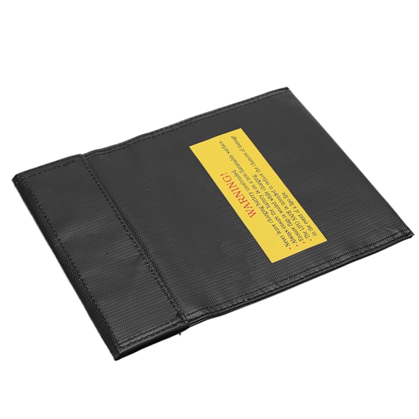 18x23cm RC Lipo Batteriväska Brandsäker Explosionssäker Lipo Skyddsväska för Laddning Förvaring Svart