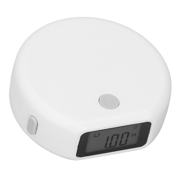 Digital kroppsomkrets Tejp Vit Automatisk infällbar Digital Smart kroppsomkrets Mätlinjal 150cm 60in