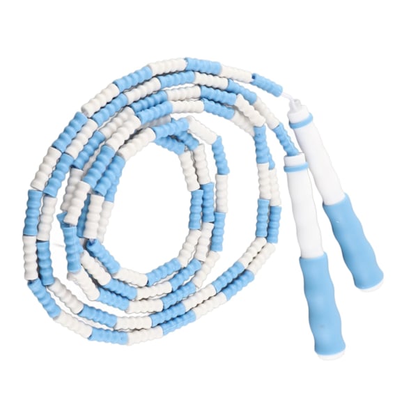 Segmentert hoppetau Justerbart, uten floker Perler Fleksibelt PP-plast hoppetau for barn Blå