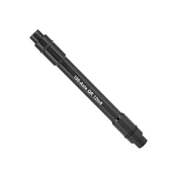 【NX】Cykel Thru Axle Nav Adapter 12mm til 9mm Quick Release Spyd Sort