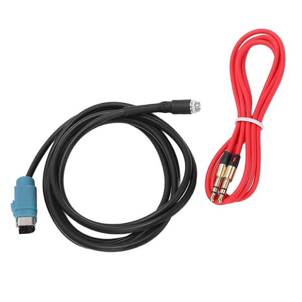 AUX-adapterkabel Lydadaptererstatning for Alpine KCE?237B Aux in Fullspeed trådløs radio