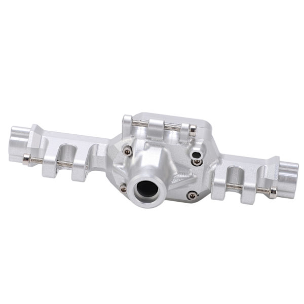 RC Bakakselhus i Aluminium Legering, Erstatning Bakakselbro Skall for Traxxas 1:10 RC Bil Sølv