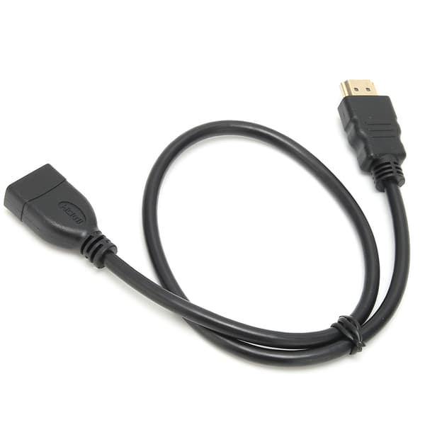 50 cm hann til hunn skjøtekabel HD Multimedia Interface lydkonverterkabel