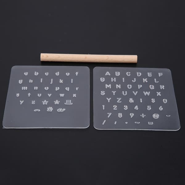【NX】Handgjorda läder DIY läder brevutskrift Digitaltryck Konst läder Carving Tool Set