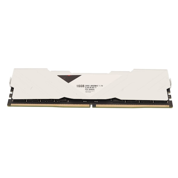 16GB DDR5 RAM 4800MHz Frekvens 38400 Bandbredd Plug and Play Effektiv värmeavledning Laptopminne för PC Vit