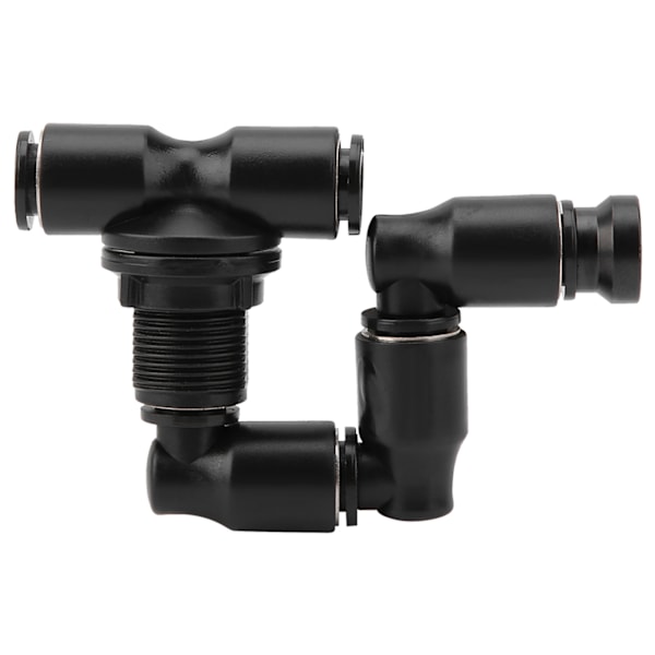Reptiler Fogger Mist Sprinkler Justerbar för Rainforest Tank Pet Cooling System Svart