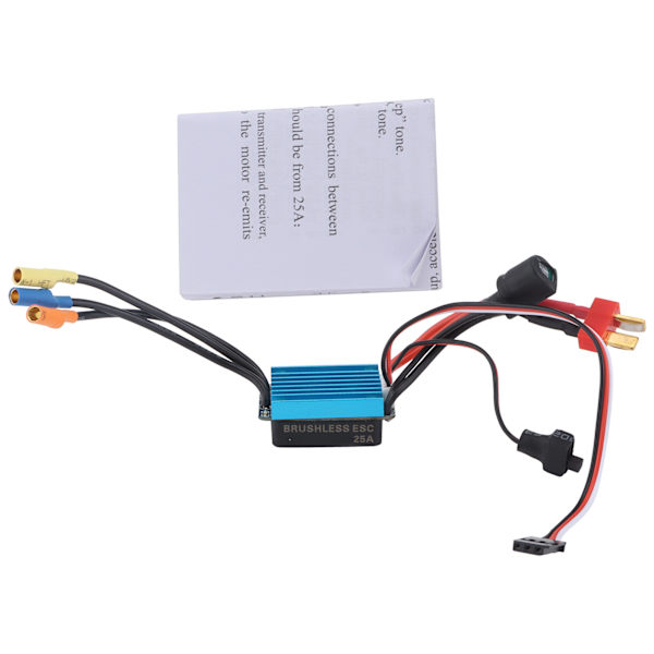 25A HÅLLBAR Borstlös Senseless BOAT ESC Speed ​​Controller Vattentät RC Båtdel