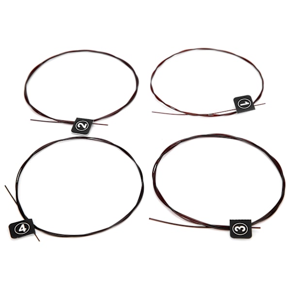 4 stk. fluorcarbon strenge til guitar eller ukulele Universal StringsTX-3