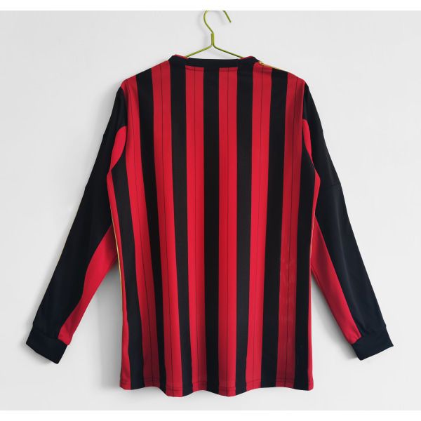 Kvalitetsprodukt Retro egen 13-14 AC Milan hjemmeskjorte langermet Van Basten NO.9 Van Basten NO.9 L