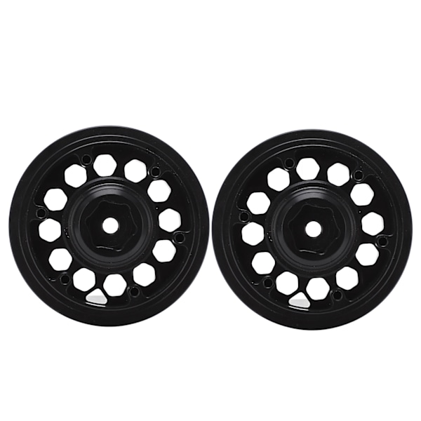 2st RC-vanteet ammattimainen alumiiniseosvanteet Axial SCX6 1/6 RC-autolle Balck