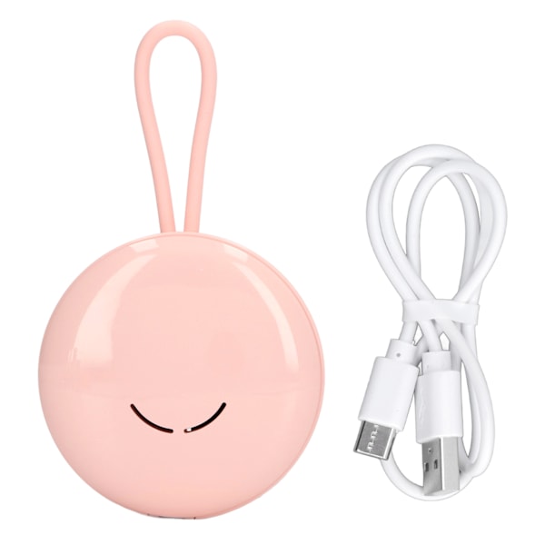 Minitandborste UV-rengöringsväska Intelligent USB-laddning Hängande tandborste UV-rengöringsbox för Trvel Pink
