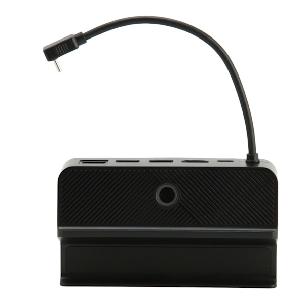 för Steam Deck Dockningsstation HD Multimedia Interface 2.0 4K 5 in 1 Hub Game Console Dockningsstation med RGB-ljus