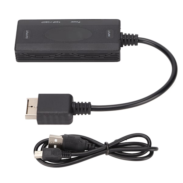 Spillkonsoll Adapter Kabelenhet Gratis for PS2 til HD Multimedia Interface Konverter for HDTV