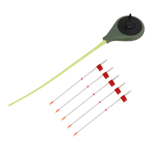 5 stk/sæt Vinteris Fiskegrej Toppspids Bærbar Udendørsfiskeri Forlængelsesstang redskabsdele 130mm