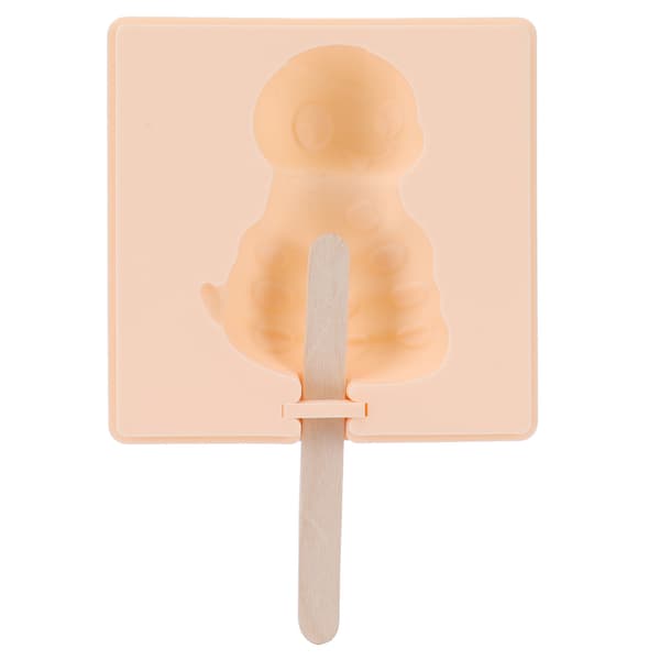 【NX】Silikonisform DIY Ice Bar Maker Barnisbrett holder med pinner OrangeSnake