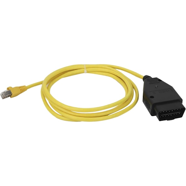 【NX】Ethernet to OBD Cable, OBD2 Cable Ethernet to OBD Cable ENET Interface Data Coding Diagnostic Tool Suitable Compatible with F/1/3/5/7 Series