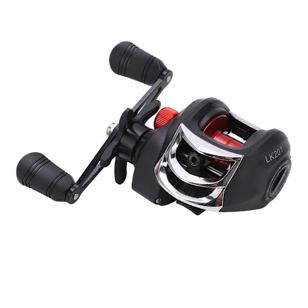 Baitcasting Low Profile Reel Raft Fiskehjul 7.2:1 Utväxling Plast Wire Cup LK201 Högerhänt