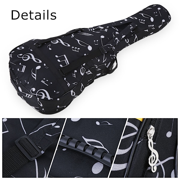 39/40/41 tommers Akustisk Gitar Soft Case Ryggsekk Oxford Dobbel Stropper Bag