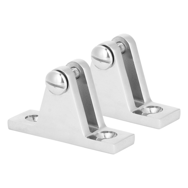 2 stk. marine hængsler beslag Bimini top bjergform pedal hængsel pin Båd montering dæk hardware