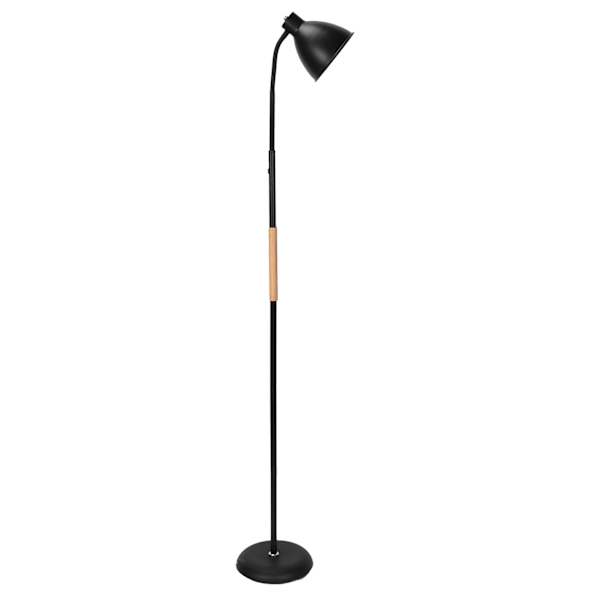 Enkel gulvlampe E27 Tricolor Stue Soveværelse Sengelampe LED-stående lampe til hjembelysning EU-stik 220V