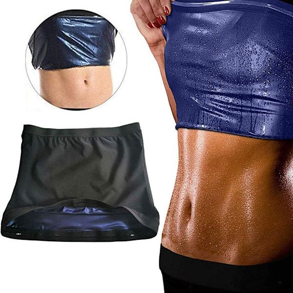 Fitness Badstue Dress Midjetrener Kvinner Menn Svetteforbedrende Kroppsformer Mage Slanking Trening Tanktopp