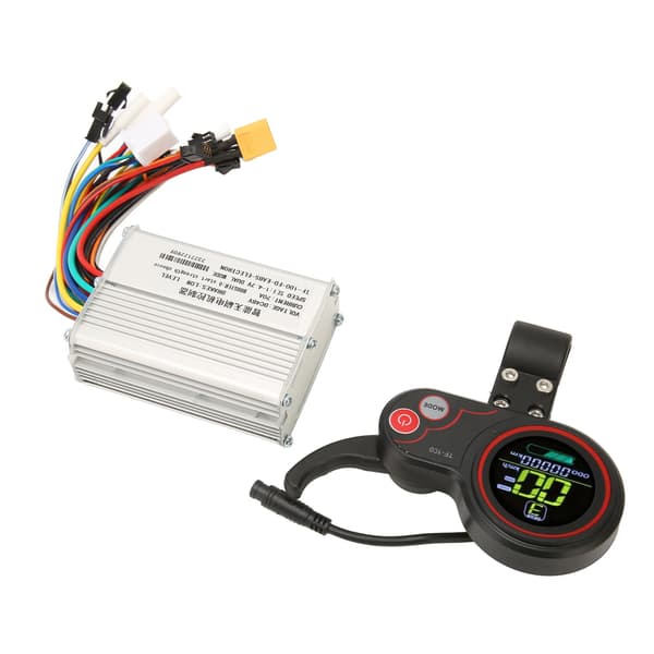 48V 20A Motor Børsteløs Controller med Display Panel 3 Niveauer Baggrundsbelysning Aluminium Legering til Elektrisk Cykel Scooter