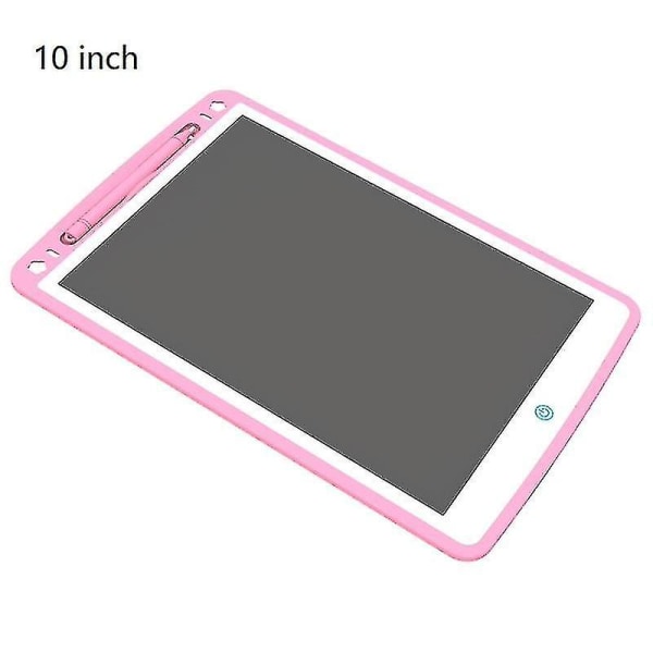 10 tuuman LCD-käsinkirjoitustaulu LCD Light Energy elektroninen pieni liitutaulu 10 inch pink