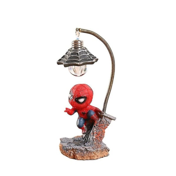 Spiderman Superhero Led Lys Skrivebordslampe Ornament Natlys Dekorationsgaver
