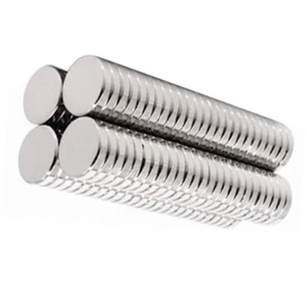 50 kpl Pyöreät Neodyymimagneetit 10x2mm N35 Vahva Magnetismi Neodyymi Rautamagneetti