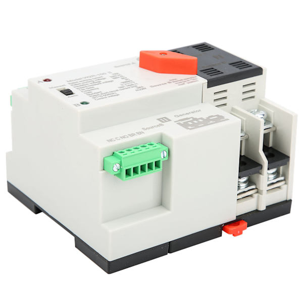 W2R-100 Dual Power Automatic Transfer Switch 2P 100A 50Hz Power Transfer Switch