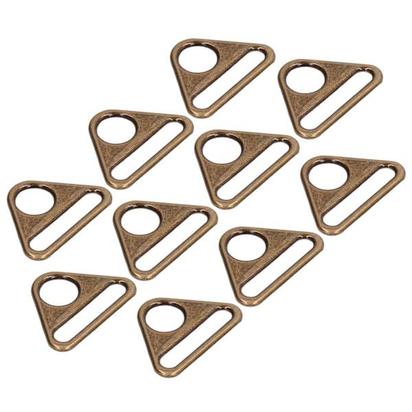 10 st justerbart spänne 38 mm justerbart zinklegering Multipurpose lättviktsbärbart bagagetillbehör Brons