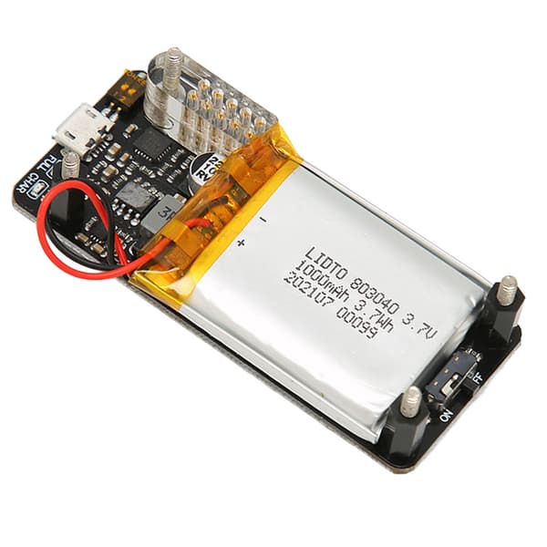 V1.2 UPS Power HAT Board 1000mAh Batteri 400mA Laddström UPS Lite V1.2 UPS HAT Board Kompatibel med Raspberry Pi Zero