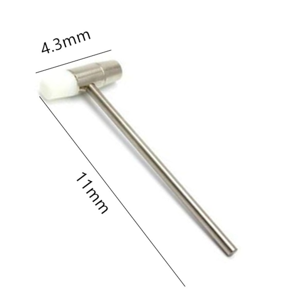Urband Remover Tool Kit Bärbar klocka Block Hammer Spring Bar Remover Pin Punch Set Blå