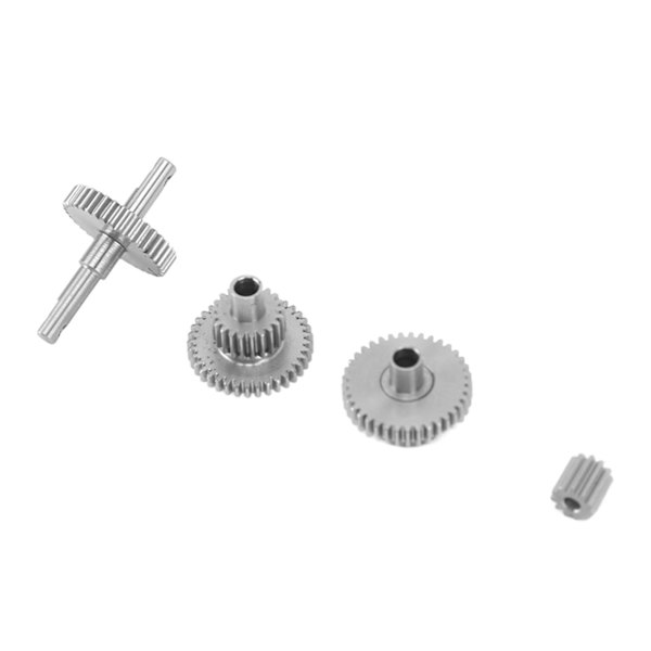 RC Crawler Gear Set Rustfritt stål Enkel installasjon Lett Presis RC Transmisjonsgir for Traxxas TRX4M 1/18 Crawler 9.7:1