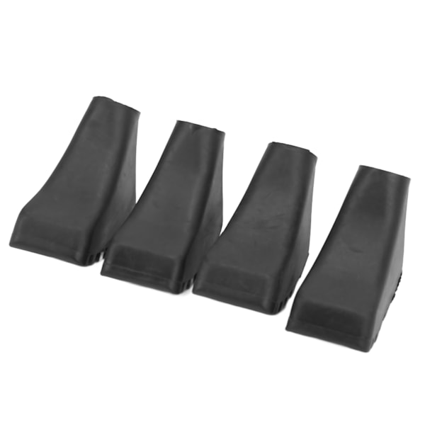 4 stk Gummi Vandrestavsspidser Hamre Walking Stick Trekking Pole Caps Spids Beskyttelsesdæksler