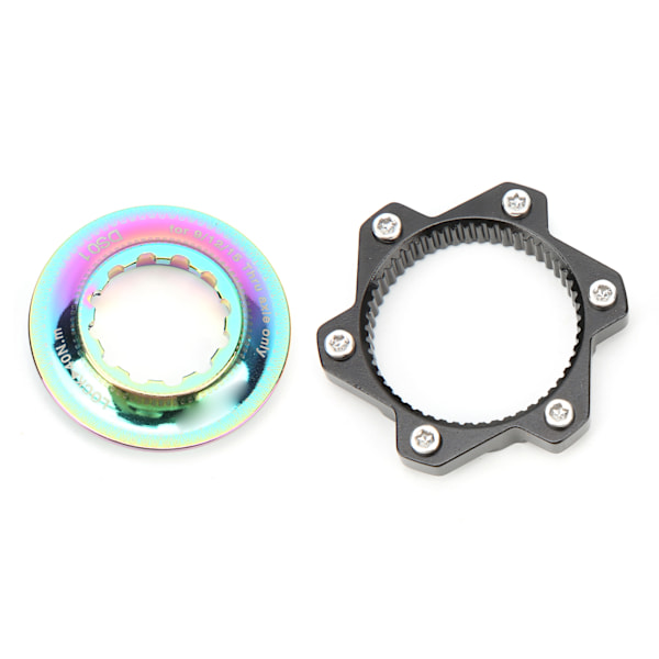 MEIJUN Bike Hub Center Lock Conversion Adapter Centerlock till 6-håls Adapter Conversion Kit